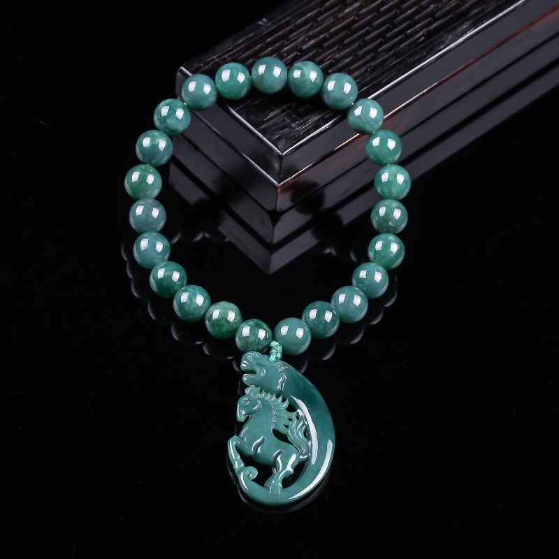 Jewelry & Watches Vitopoulos Reviews - Naturalny Jadeit Niebieski Wodny Znak Zodiaku