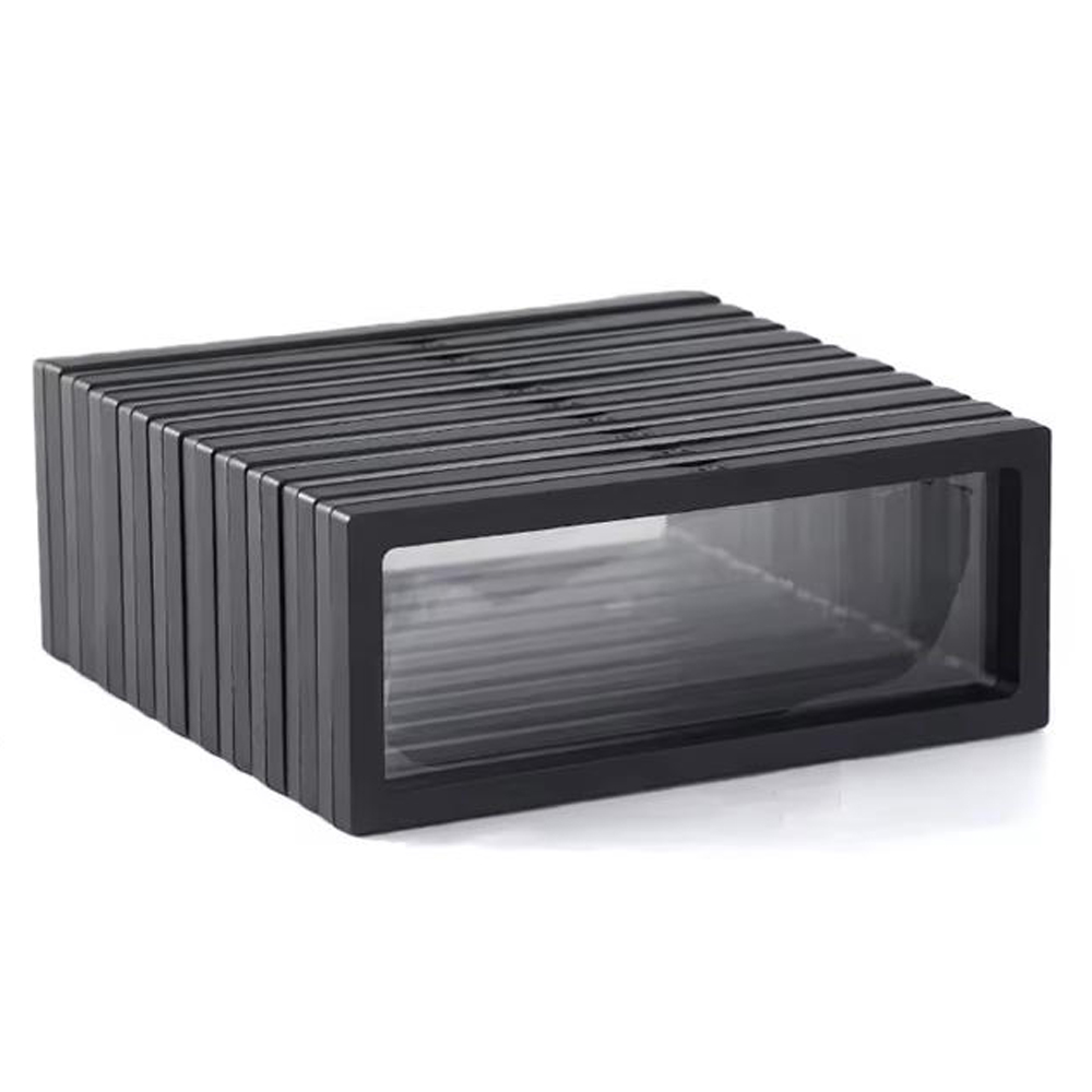 Jewelry Box With Watches - Czarny, 10 sztuk, przezroczysty stojak ekspozycyjny