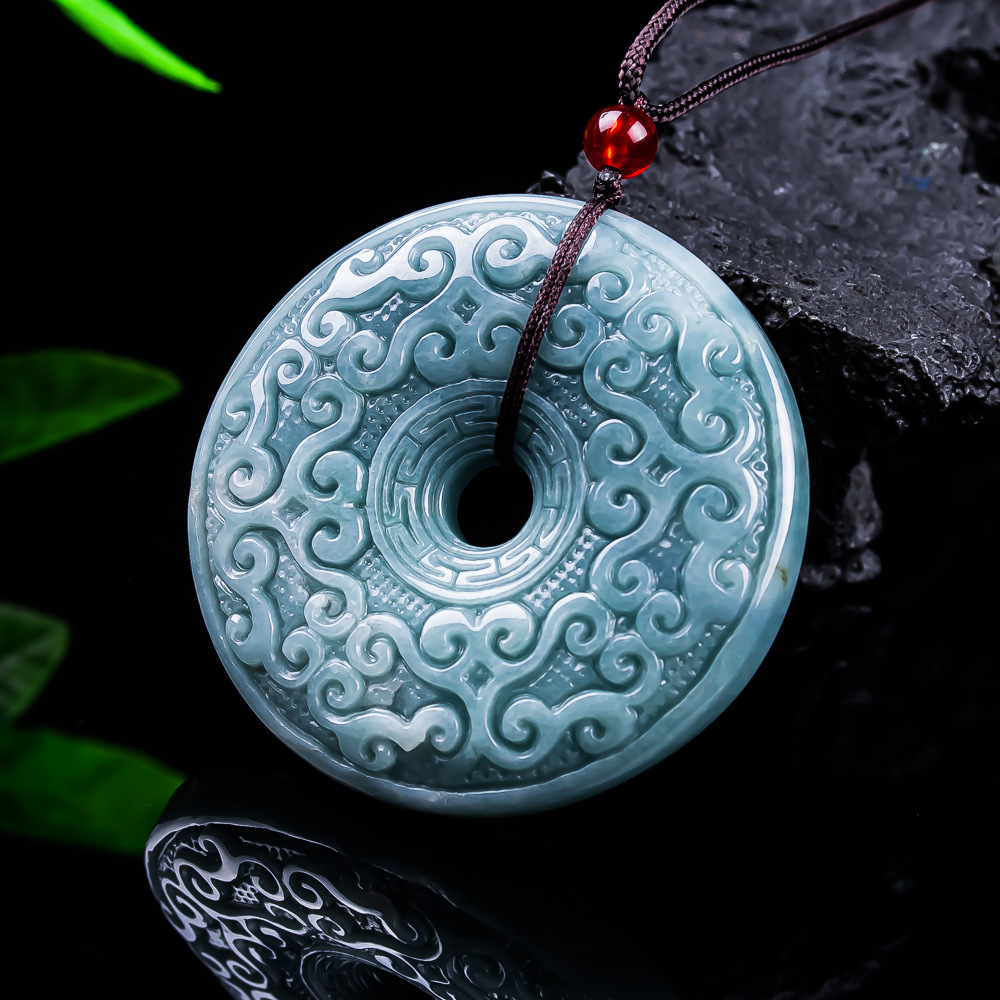 Jewelry & Watches Vitopoulos Reviews - Naturalny birmański jadeitowy wisiorek w kształcie