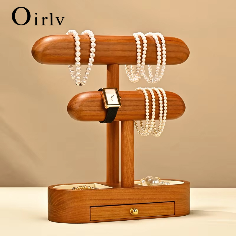 Jewelry And Watches Store - Oirlv Stojak na biżuterię z litego