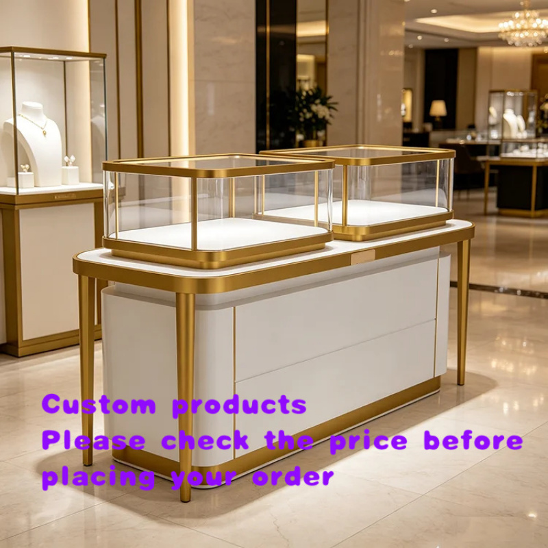 Jewelry And Watches Store - Niestandardowa, luksusowa, wysokiej klasy szklana szafka