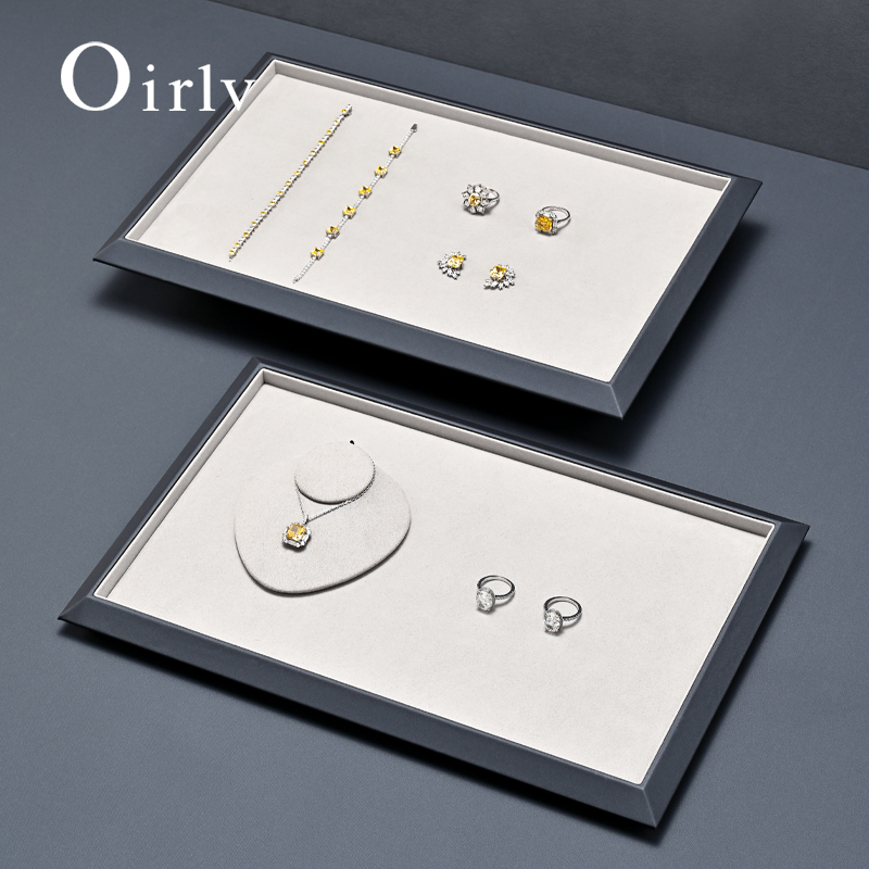 Jewelry And Watches Store - Oirlv Skórzana Taca na Biżuterię Luksusowy