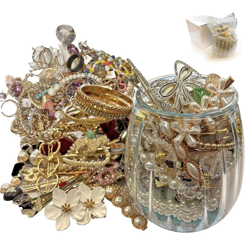 Mystery Jewelry Jar Watches - Losowy zestaw biżuterii 1/10/20/50 sztuk, słodki