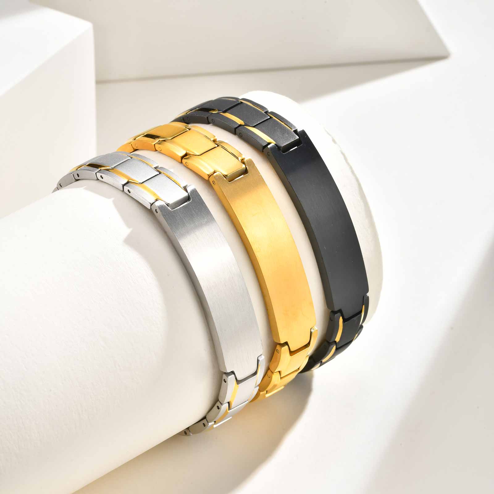 Bransoletka męska ze stali nie – Jewelry Watches For Men recenzja i cena