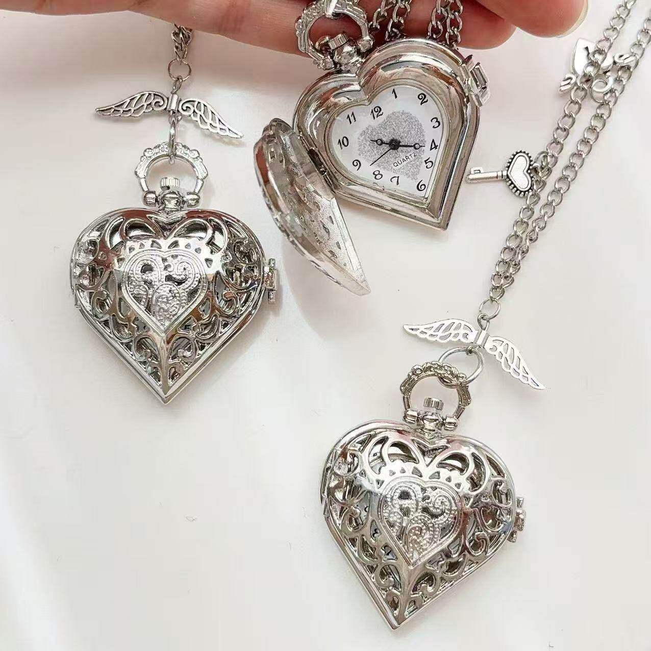 Naszyjnik z zegarkiem kieszonk – Mystery Jewelry Jar Watches recenzja i cena