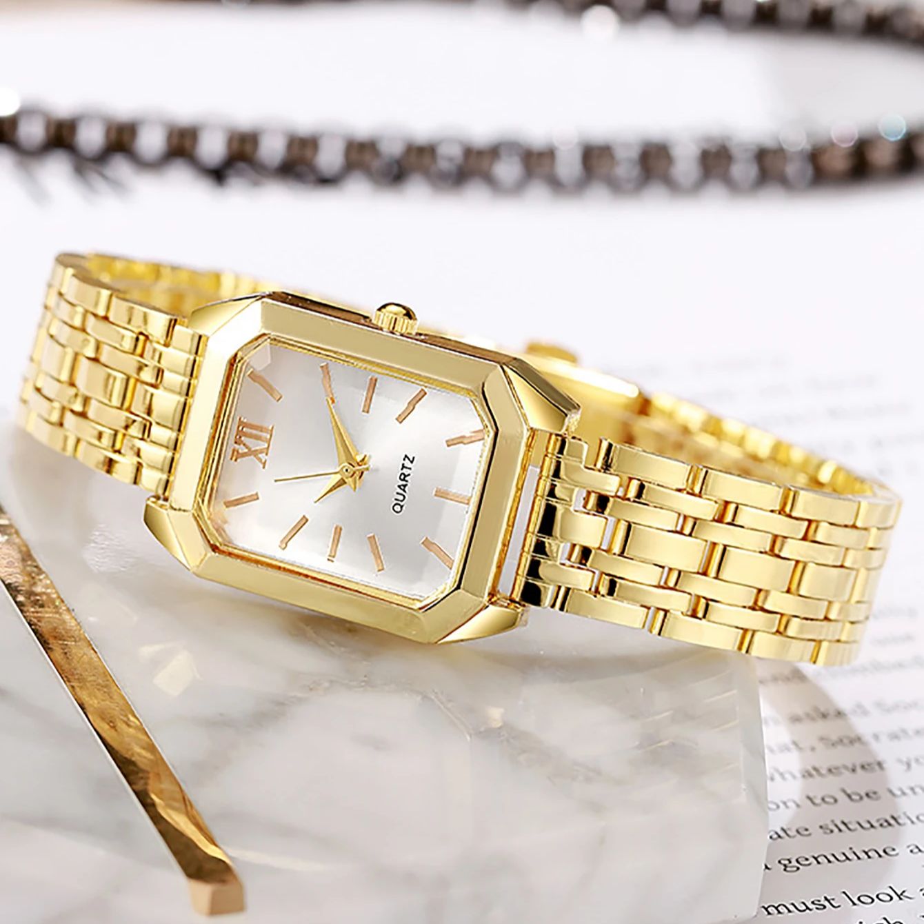 Zestaw damski: kompaktowy zega – Jewelry Box Watches Bracelets recenzja i cena